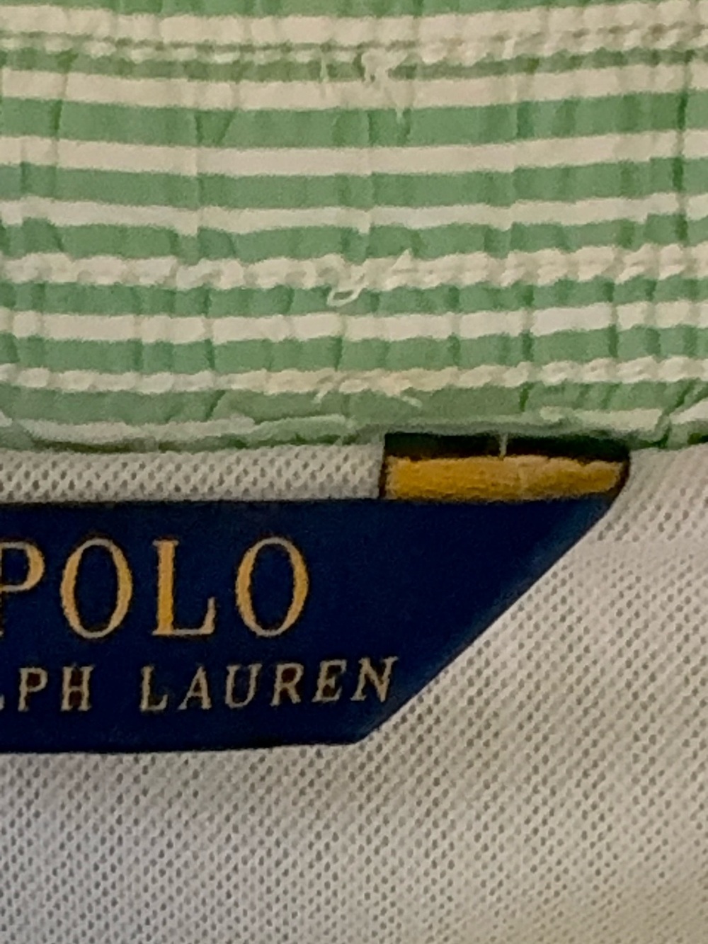 Polo Ralph Lauren Men's Traveler Seersucker Swim Trunks Green Med Old Money Prep - Picture 4 of 12